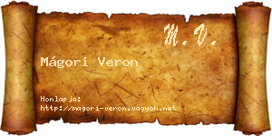 Mágori Veron névjegykártya